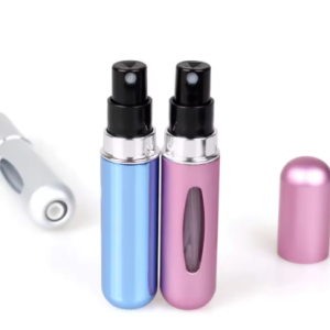 5ml Refillable Perfume Atomizer Spray Bottle – Mini Aluminum Travel-Friendly Scent Container